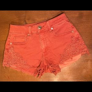 American Eagle Outfitters peach shorts